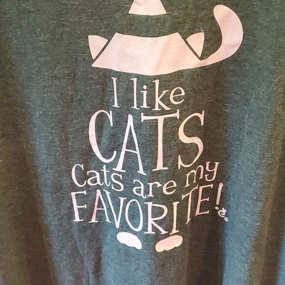 New Cat Slave V-Neck Tee Large - Picture 3 of 4